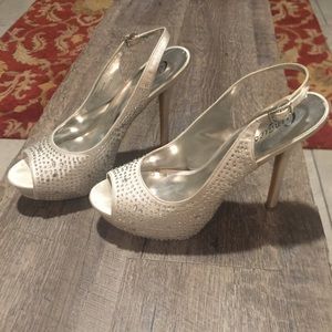 Candie's Peep Toe Platform Stiletto SZ 8.5